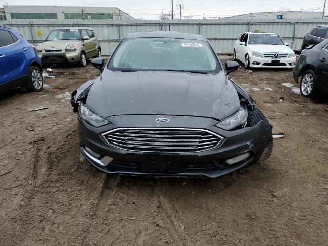 3FA6P0LU3JR239781 - 2018 FORD FUSION SE HYBRID CHARCOAL photo 5