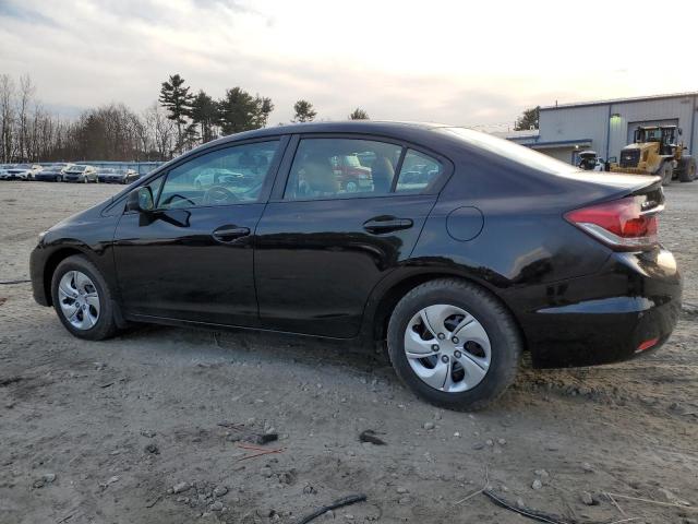 2HGFB2F55DH518532 - 2013 HONDA CIVIC LX BLACK photo 2