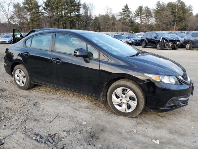 2HGFB2F55DH518532 - 2013 HONDA CIVIC LX BLACK photo 4