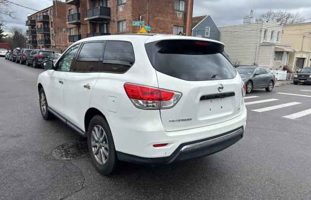 5N1AR2MM1DC615045 - 2013 NISSAN PATHFINDER S WHITE photo 3