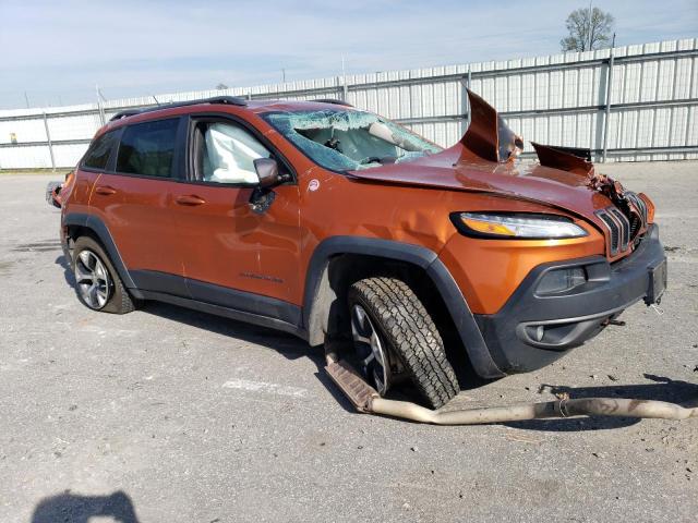 1C4PJMBS3EW255411 - 2014 JEEP CHEROKEE TRAILHAWK ORANGE photo 4