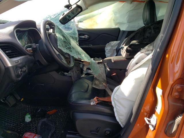 1C4PJMBS3EW255411 - 2014 JEEP CHEROKEE TRAILHAWK ORANGE photo 7