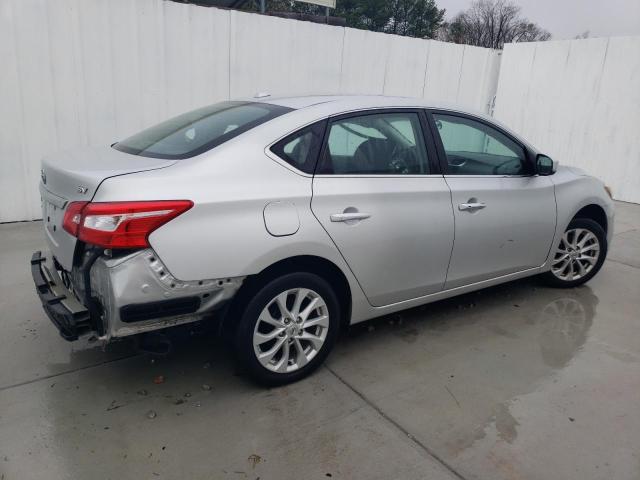 3N1AB7AP8KY436464 - 2019 NISSAN SENTRA S SILVER photo 3