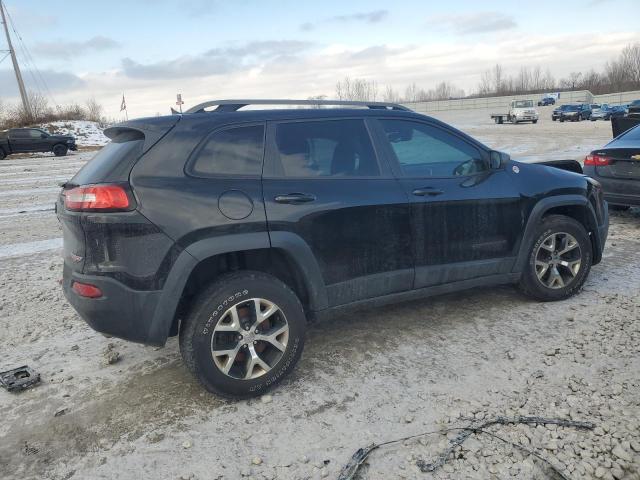 1C4PJMBS9EW296688 - 2014 JEEP CHEROKEE TRAILHAWK BLACK photo 3