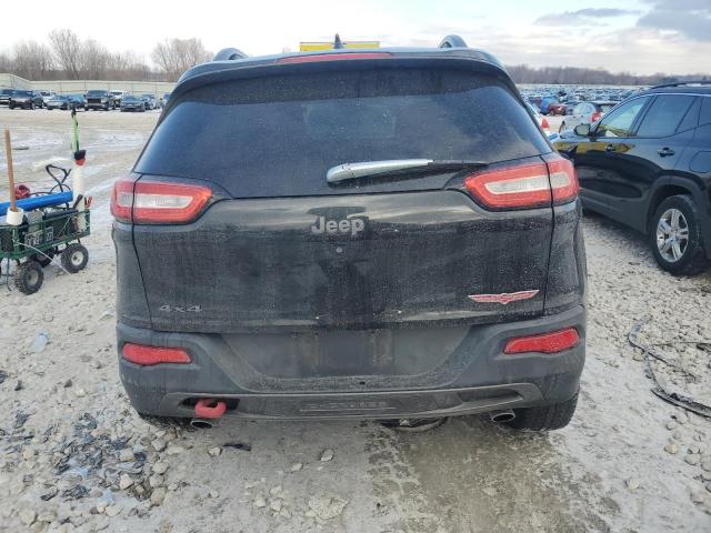 1C4PJMBS9EW296688 - 2014 JEEP CHEROKEE TRAILHAWK BLACK photo 6