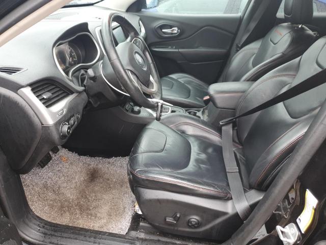 1C4PJMBS9EW296688 - 2014 JEEP CHEROKEE TRAILHAWK BLACK photo 7