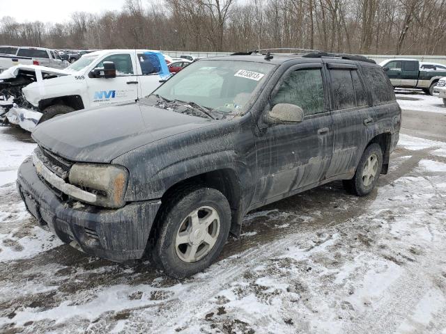 1GNDT13S462110520 - 2006 CHEVROLET TRAILBLAZE LS BLACK photo 1