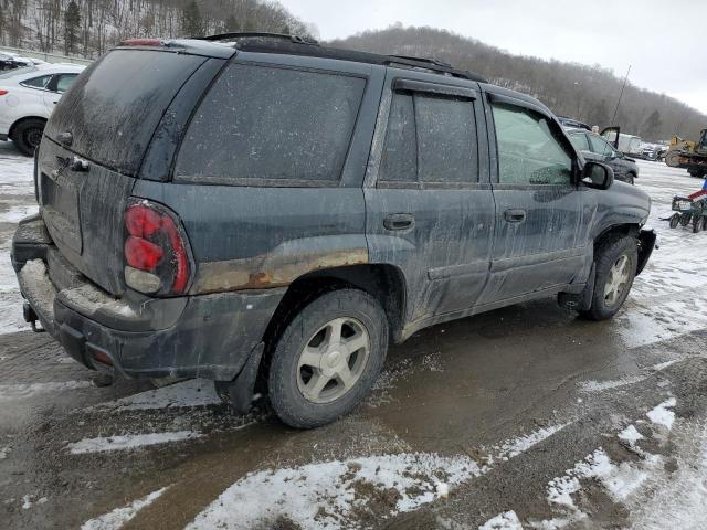 1GNDT13S462110520 - 2006 CHEVROLET TRAILBLAZE LS BLACK photo 3