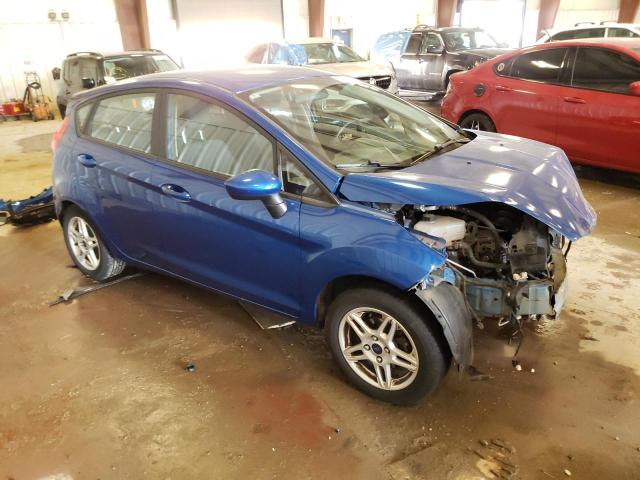 3FADP4EJ9JM106702 - 2018 FORD FIESTA SE BLUE photo 4