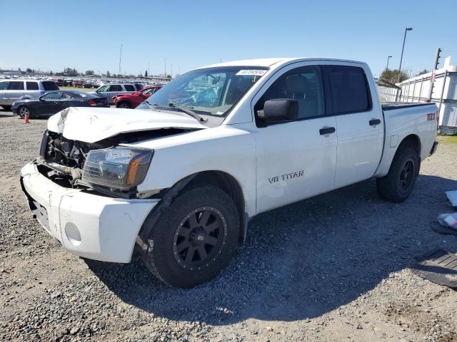 1N6AA07D38N351877 - 2008 NISSAN TITAN XE WHITE photo 1