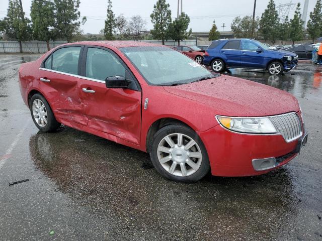 3LNHL2GC3CR835497 - 2012 LINCOLN MKZ RED photo 4