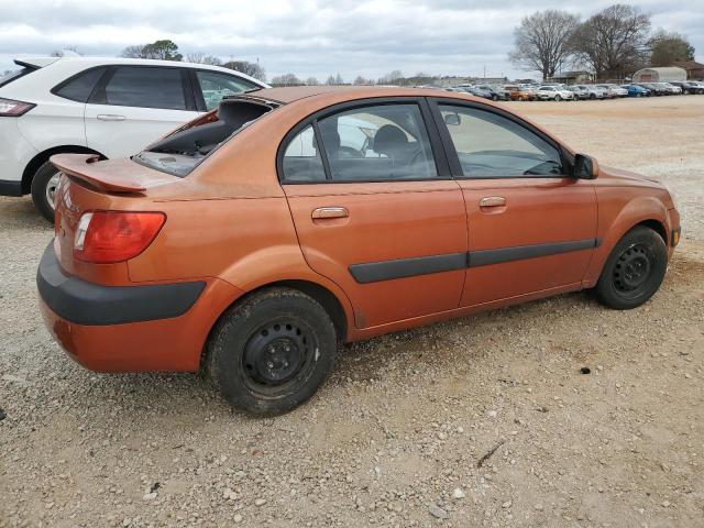 KNADE223496459495 - 2009 KIA RIO BASE ORANGE photo 3