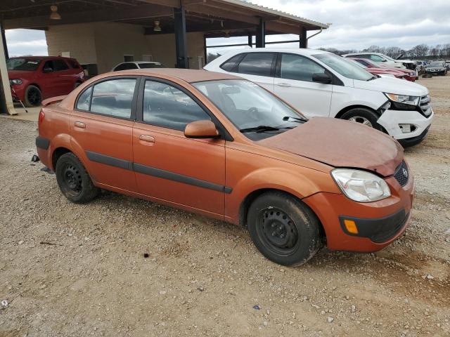 KNADE223496459495 - 2009 KIA RIO BASE ORANGE photo 4