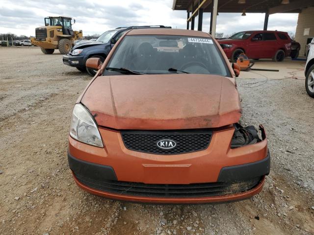 KNADE223496459495 - 2009 KIA RIO BASE ORANGE photo 5