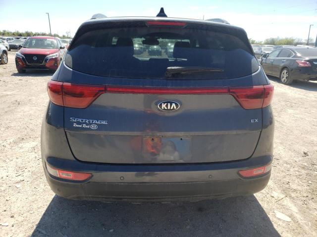 KNDPN3AC6J7373403 - 2018 KIA SPORTAGE EX BLUE photo 6