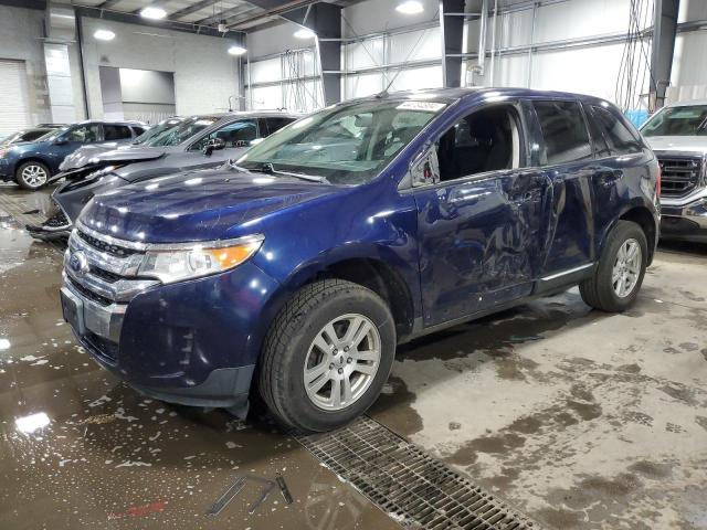 2FMDK3GC7BBA71111 - 2011 FORD EDGE SE BLUE photo 1