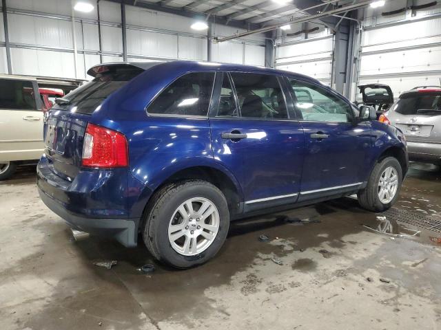 2FMDK3GC7BBA71111 - 2011 FORD EDGE SE BLUE photo 3