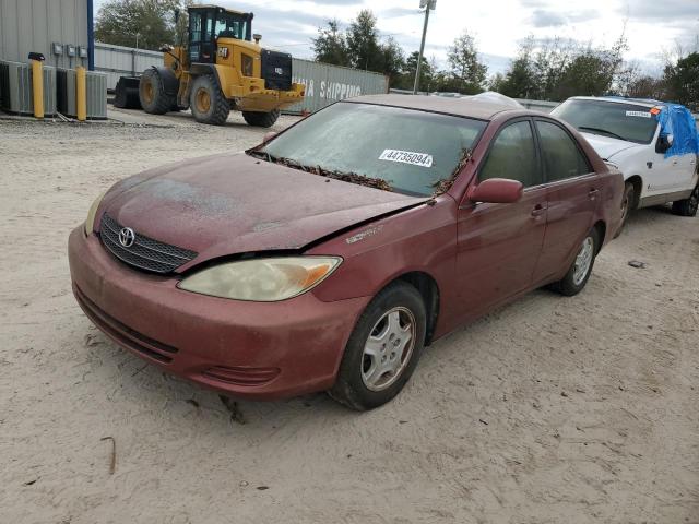 4T1BF32K93U035975 - 2003 TOYOTA CAMRY LE BURGUNDY photo 1