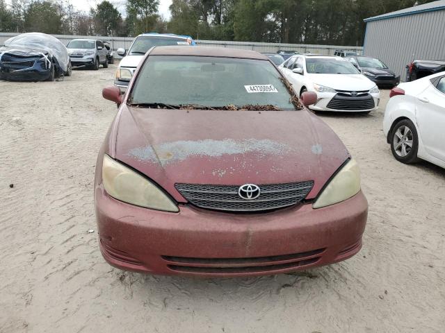 4T1BF32K93U035975 - 2003 TOYOTA CAMRY LE BURGUNDY photo 5