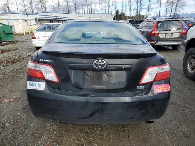 JTNBB46K683047705 - 2008 TOYOTA CAMRY HYBRID BLACK photo 6