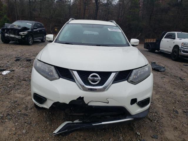 KNMAT2MT2FP574787 - 2015 NISSAN ROGUE S WHITE photo 5