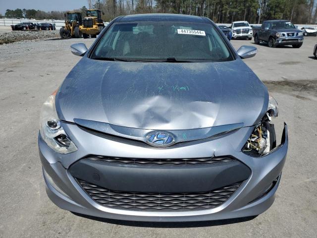 KMHEC4A44FA136152 - 2015 HYUNDAI SONATA HYBRID BLUE photo 5