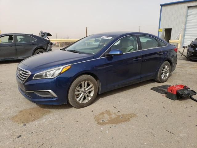 5NPE24AF3HH565500 - 2017 HYUNDAI SONATA SE BLUE photo 1