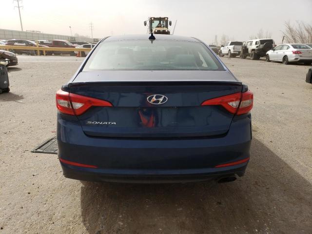 5NPE24AF3HH565500 - 2017 HYUNDAI SONATA SE BLUE photo 6