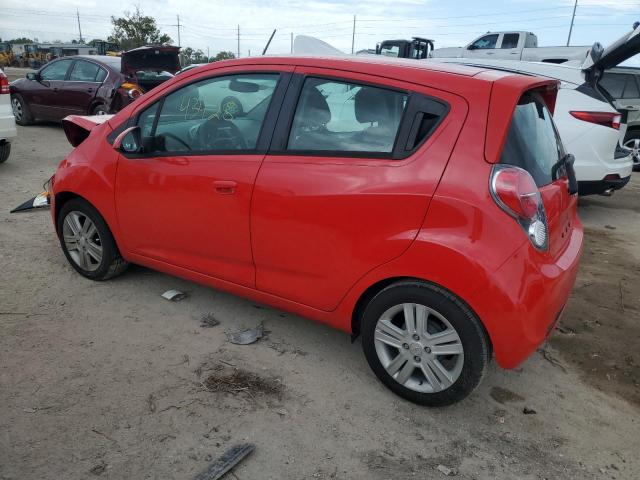 KL8CD6S99EC568424 - 2014 CHEVROLET SPARK 1LT RED photo 2