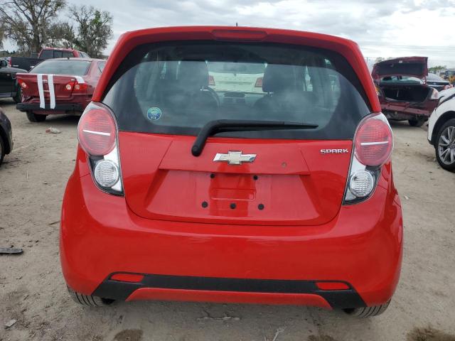 KL8CD6S99EC568424 - 2014 CHEVROLET SPARK 1LT RED photo 6