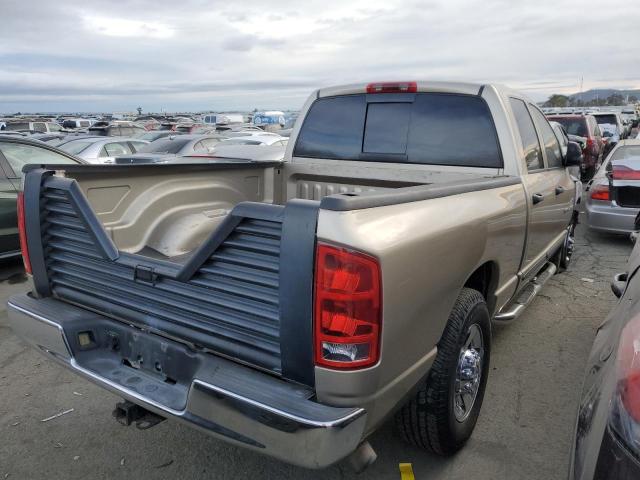 3D7KA286X4G110023 - 2004 DODGE RAM 2500 ST TAN photo 3