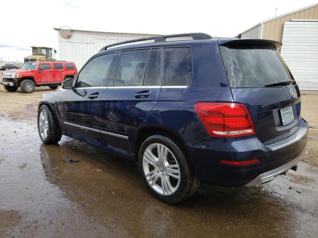 WDCGG8JB9DG133064 - 2013 MERCEDES-BENZ GLK 350 4MATIC BLUE photo 2