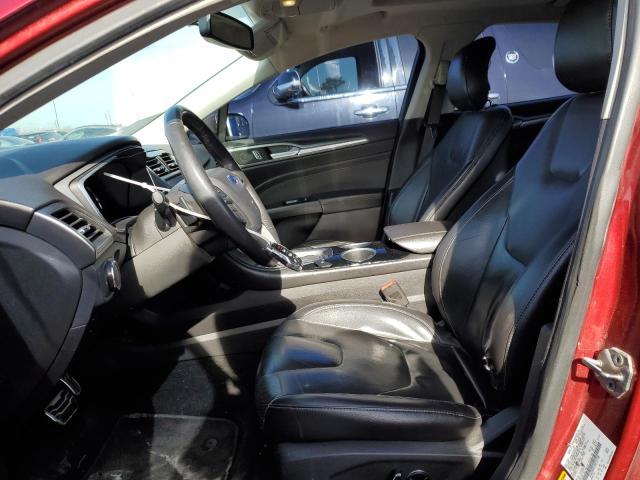 3FA6P0K95DR132538 - 2013 FORD FUSION TITANIUM RED photo 7