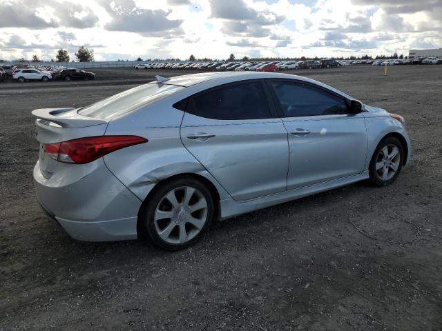 5NPDH4AE5DH223400 - 2013 HYUNDAI ELANTRA GLS SILVER photo 3