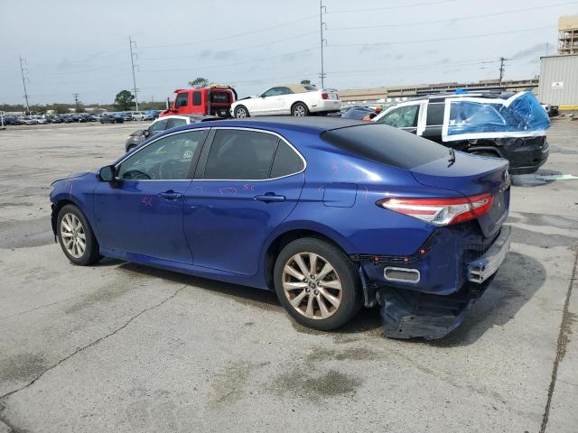 JTNB11HKXJ3037151 - 2018 TOYOTA CAMRY L BLUE photo 2