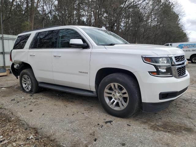 1GNSKBKC5FR517795 - 2015 CHEVROLET TAHOE K1500 LT WHITE photo 4