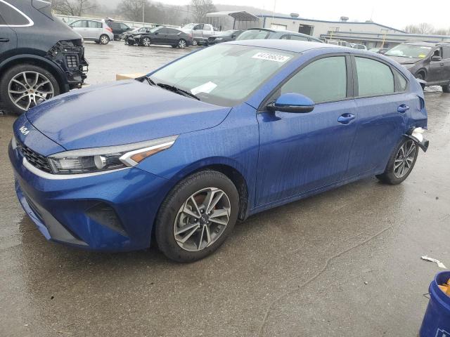 3KPF24AD1PE624663 - 2023 KIA FORTE LX BLUE photo 1