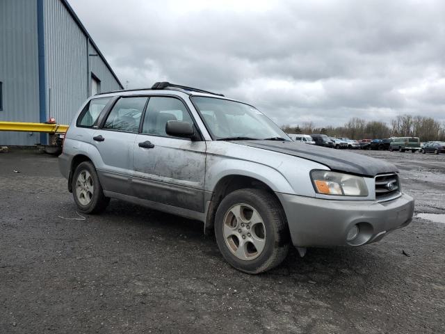 JF1SG65694H718339 - 2004 SUBARU FORESTER 2.5XS SILVER photo 4