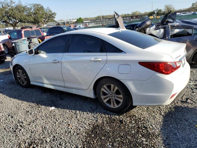 5NPEB4AC2EH859715 - 2014 HYUNDAI SONATA GLS WHITE photo 2