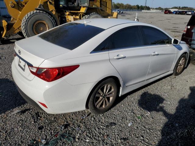 5NPEB4AC2EH859715 - 2014 HYUNDAI SONATA GLS WHITE photo 3