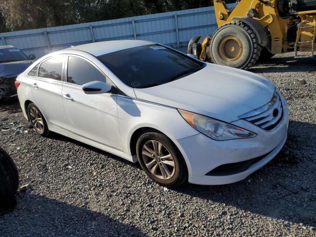 5NPEB4AC2EH859715 - 2014 HYUNDAI SONATA GLS WHITE photo 4