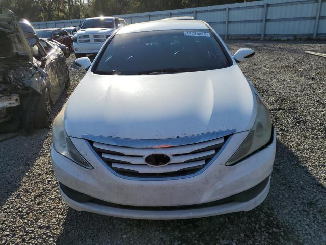 5NPEB4AC2EH859715 - 2014 HYUNDAI SONATA GLS WHITE photo 5