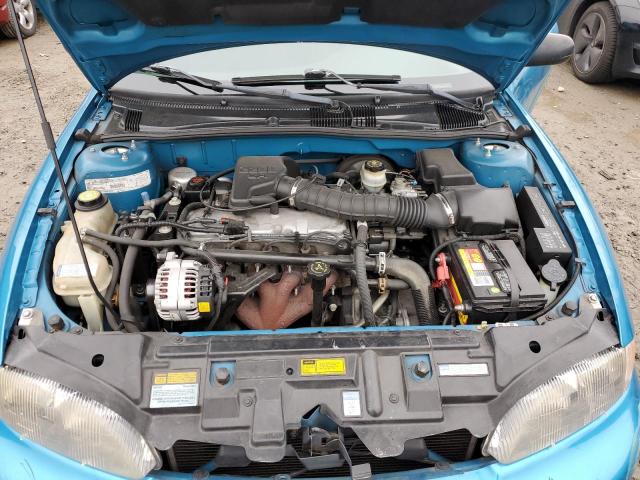 1G1JC1241W7177506 - 1998 CHEVROLET CAVALIER BASE BLUE photo 11