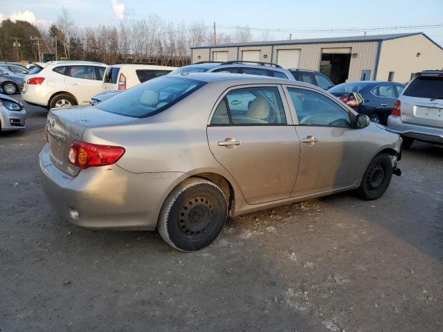 2T1BU40E39C121849 - 2009 TOYOTA COROLLA BASE GOLD photo 3