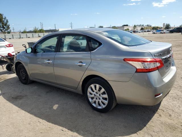 3N1AB7AP4EY230594 - 2014 NISSAN SENTRA S GRAY photo 2