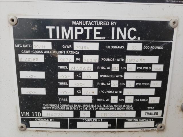 1TDH42227CB134529 - 2012 TIMP HOPPER 白色 照片 10