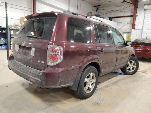 5FNYF18328B045976 - 2008 HONDA PILOT SE BURGUNDY photo 3