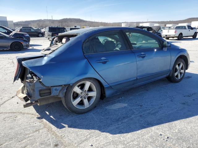 1HGFA16876L059694 - 2006 HONDA CIVIC EX BLUE photo 3