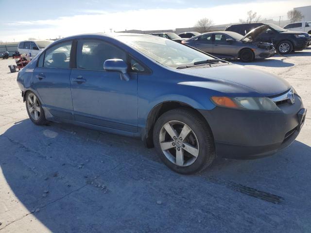 1HGFA16876L059694 - 2006 HONDA CIVIC EX BLUE photo 4