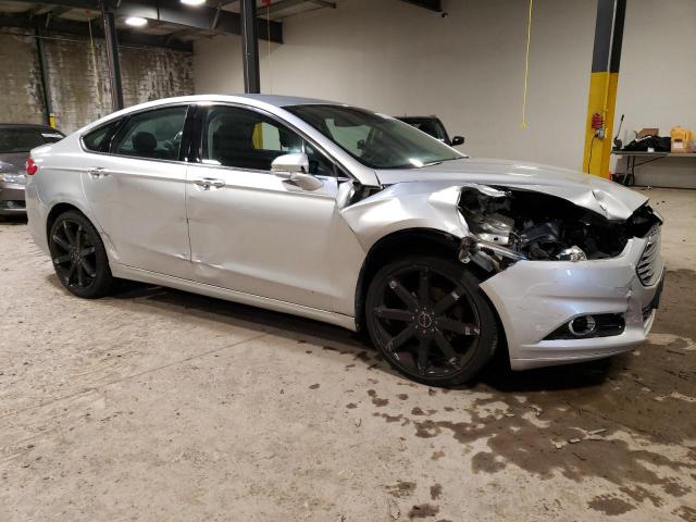 3FA6P0D9XDR354909 - 2013 FORD FUSION TITANIUM SILVER photo 4